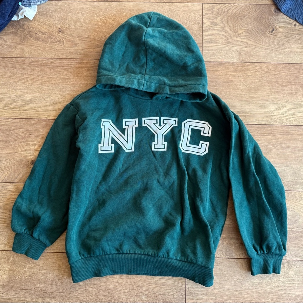 H&M Forest Green NYC Hoodie